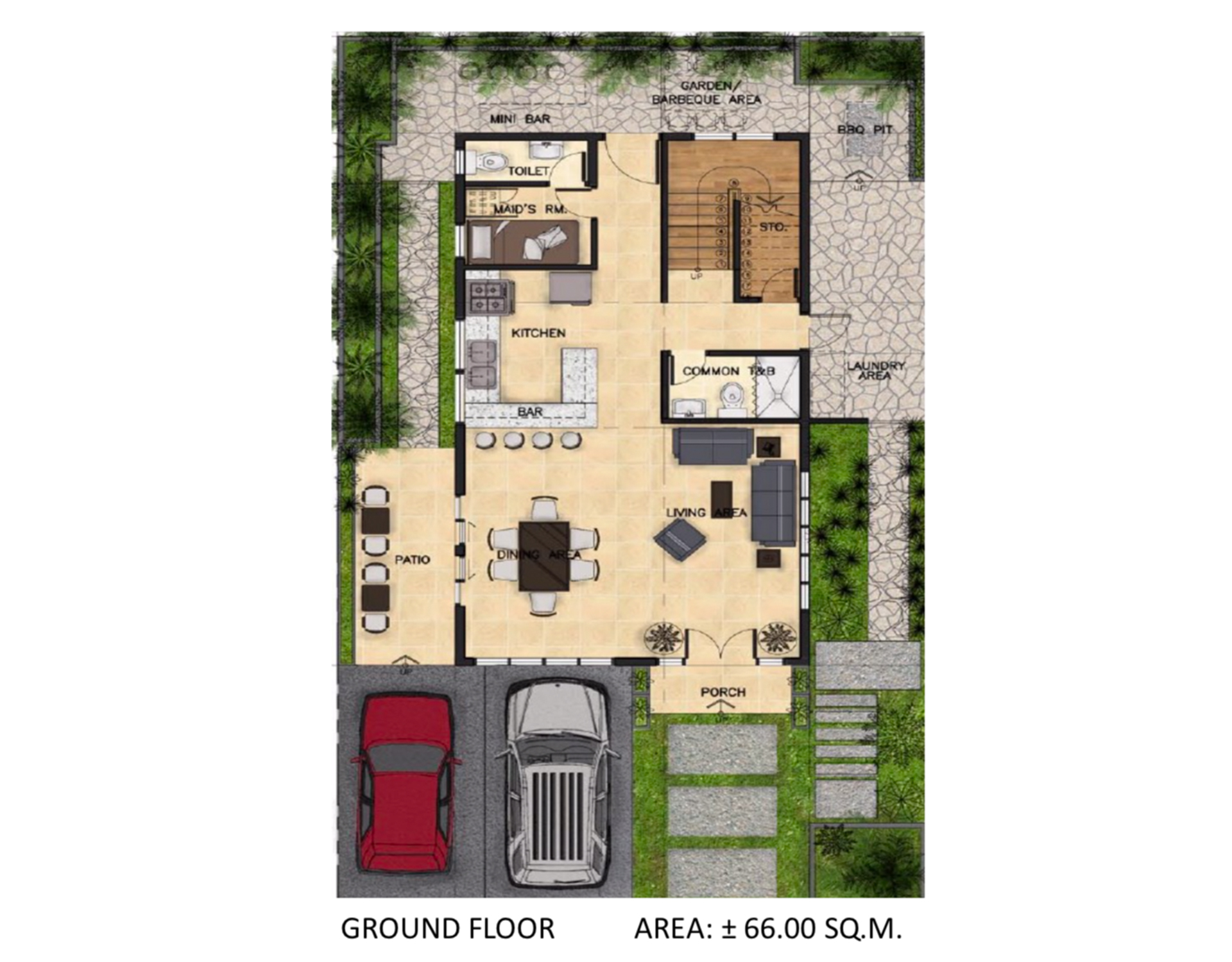 Model 104B GF Floor Plan